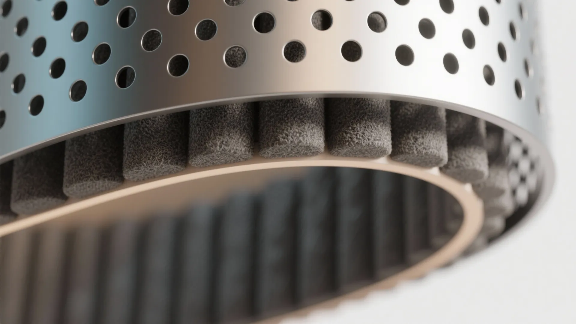 Metal-and-Felt Fan Wall for Work-From-Home Focus