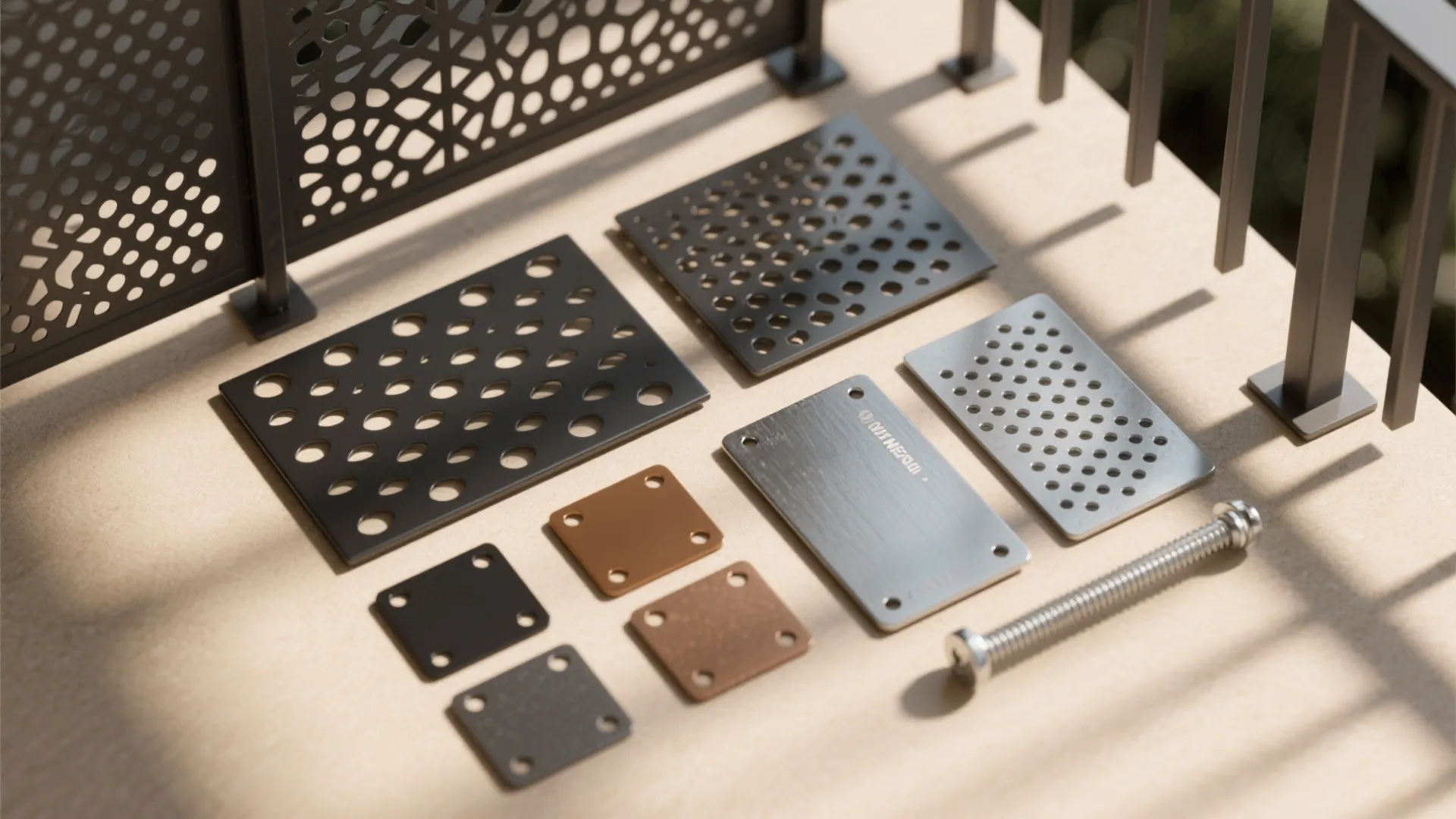 Perforated Sheet Metal Privacy Screen