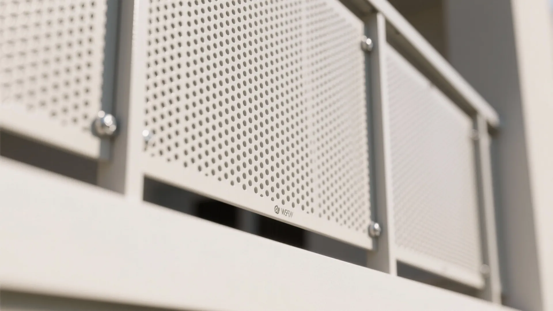 Perforated Steel Screens with a Slim Grill Frame