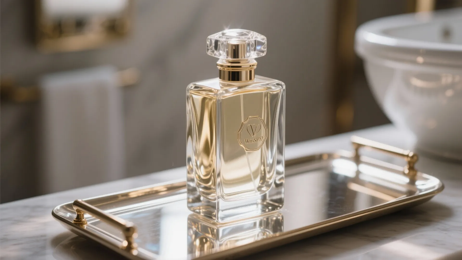 6. Include a decorative perfume bottle