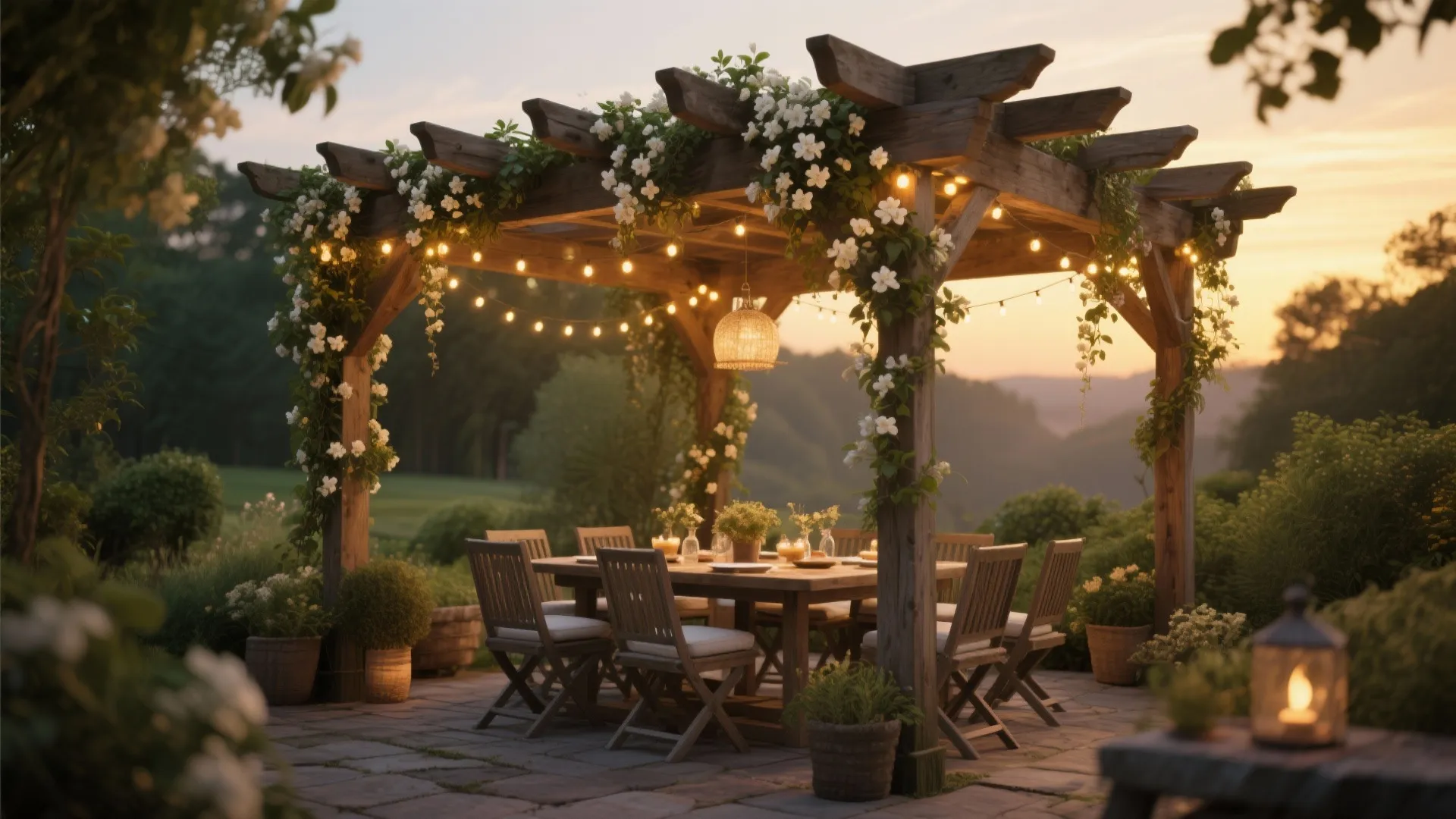 2. Add a Pergola for Structure