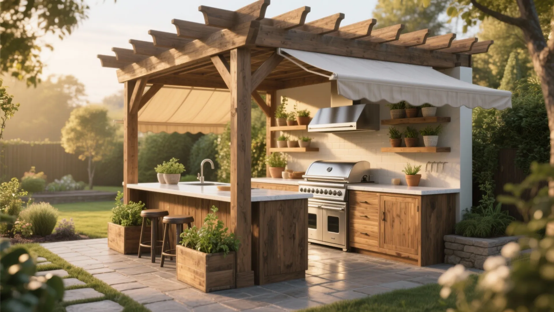 5 Pergola Kitchen Ideas to Maximize Small Outdoor Spaces: Creative pergola kitchen ideas that blend indoor comfort with outdoor charm—5 practical inspirations from a veteran designer