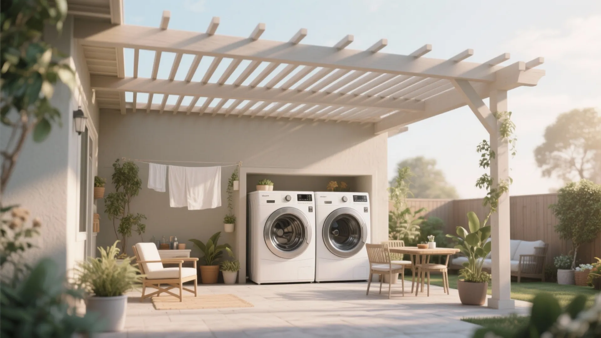 Tip 4: Sheltered Pergola Roof