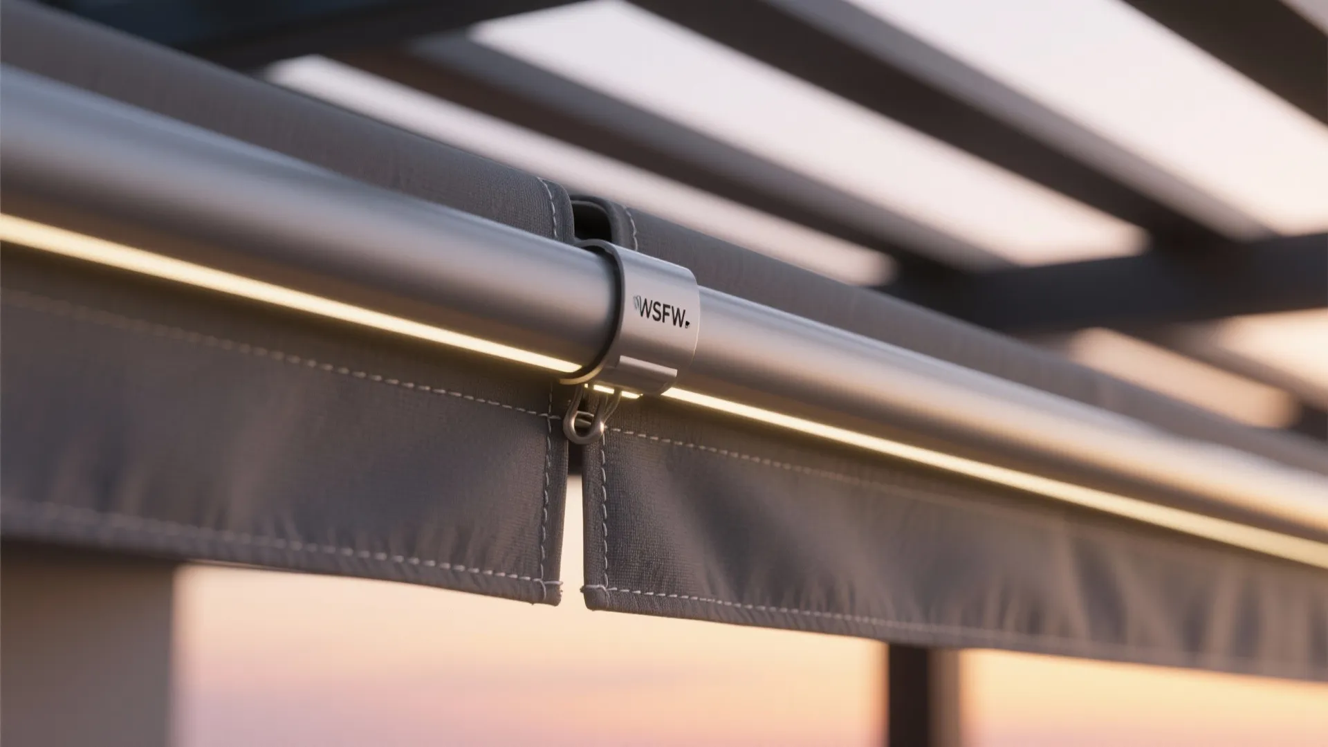 Retractable Pergola with Waterproof Fabric