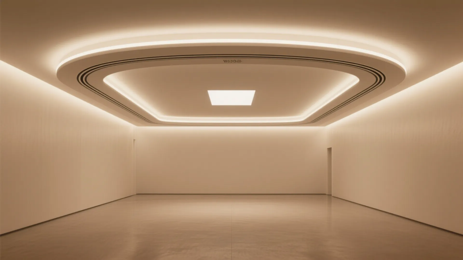 Floating Perimeter with LED Cove