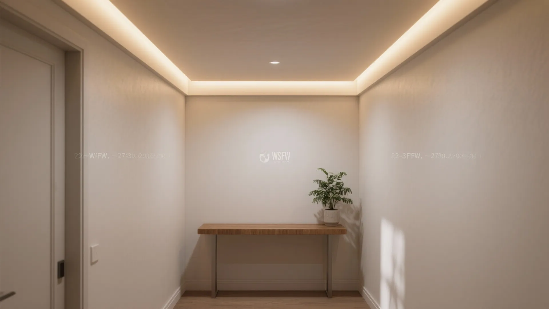 Minimal Cove Lighting with Clean Borders