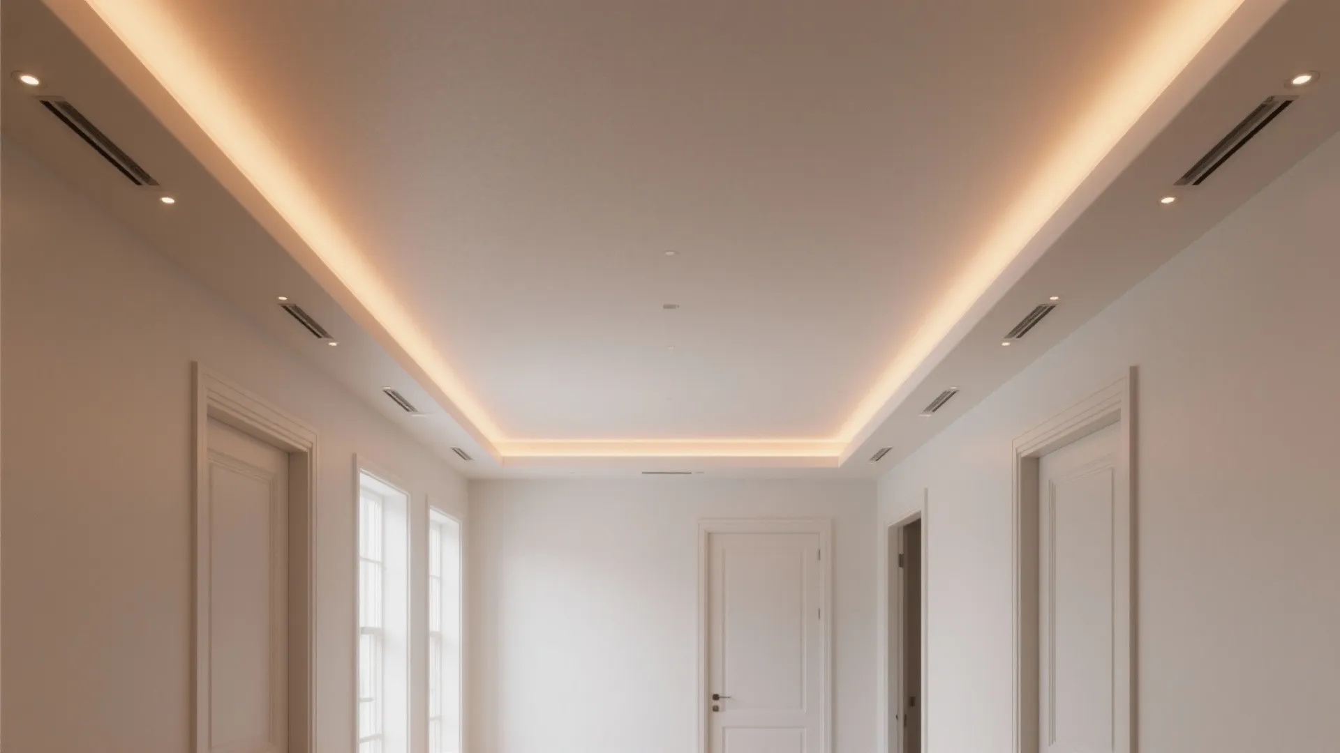 Floating Perimeter Coves for Layered Lighting