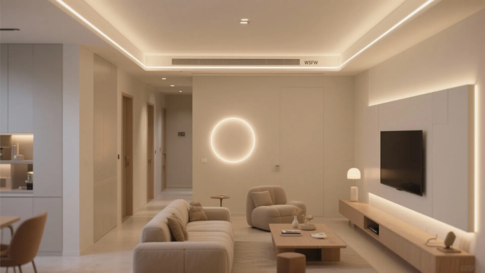 Perimeter Crown POP with Continuous LED and Smart Scenes