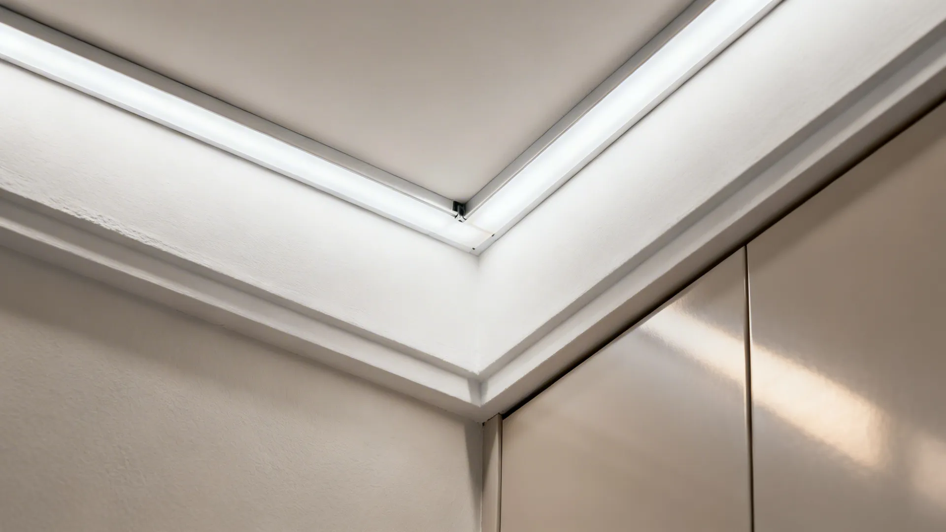 Recessed Perimeter with Soft Wash Lighting