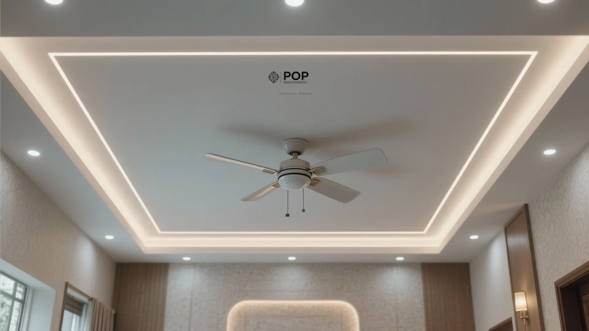 POP Perimeter Frame with Center Fan Pocket