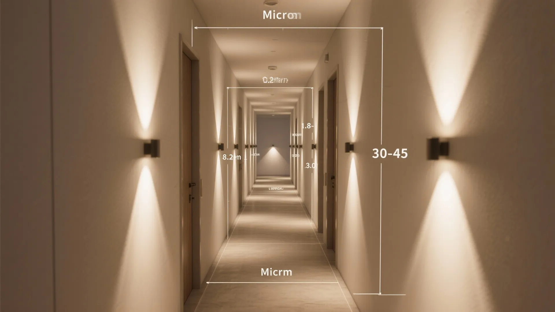 Painted Ceiling with Perimeter Micro-Downlights