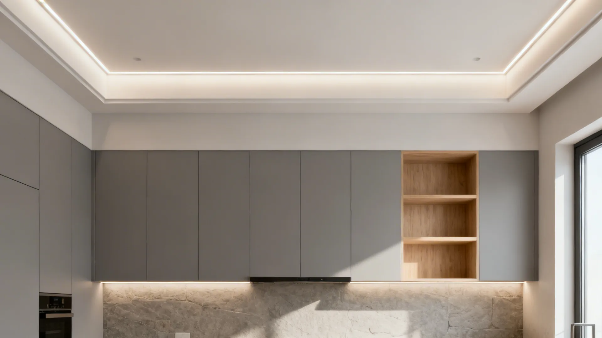 Recessed Perimeter POP with Concealed LEDs