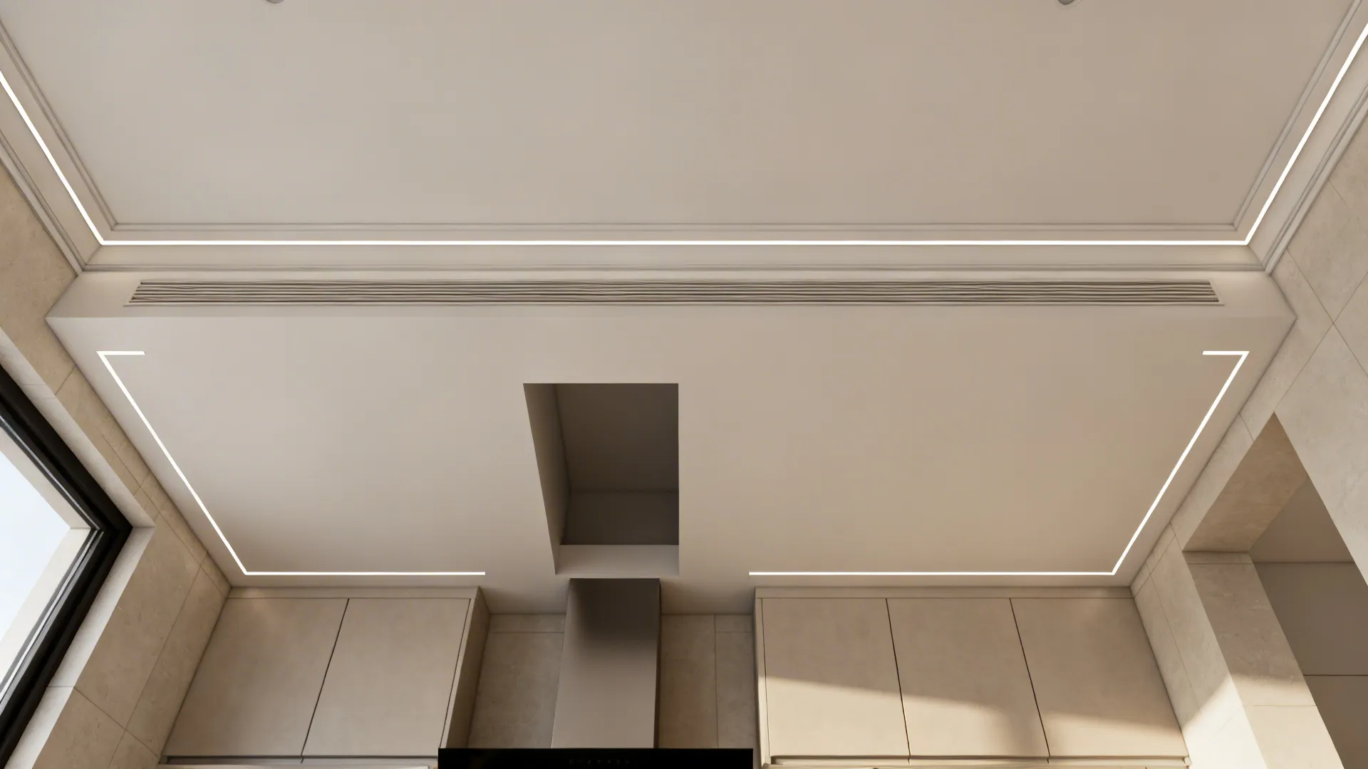Small Kitchen Feels Dark? Kitchen Ceiling Design in Pakistan Fixes