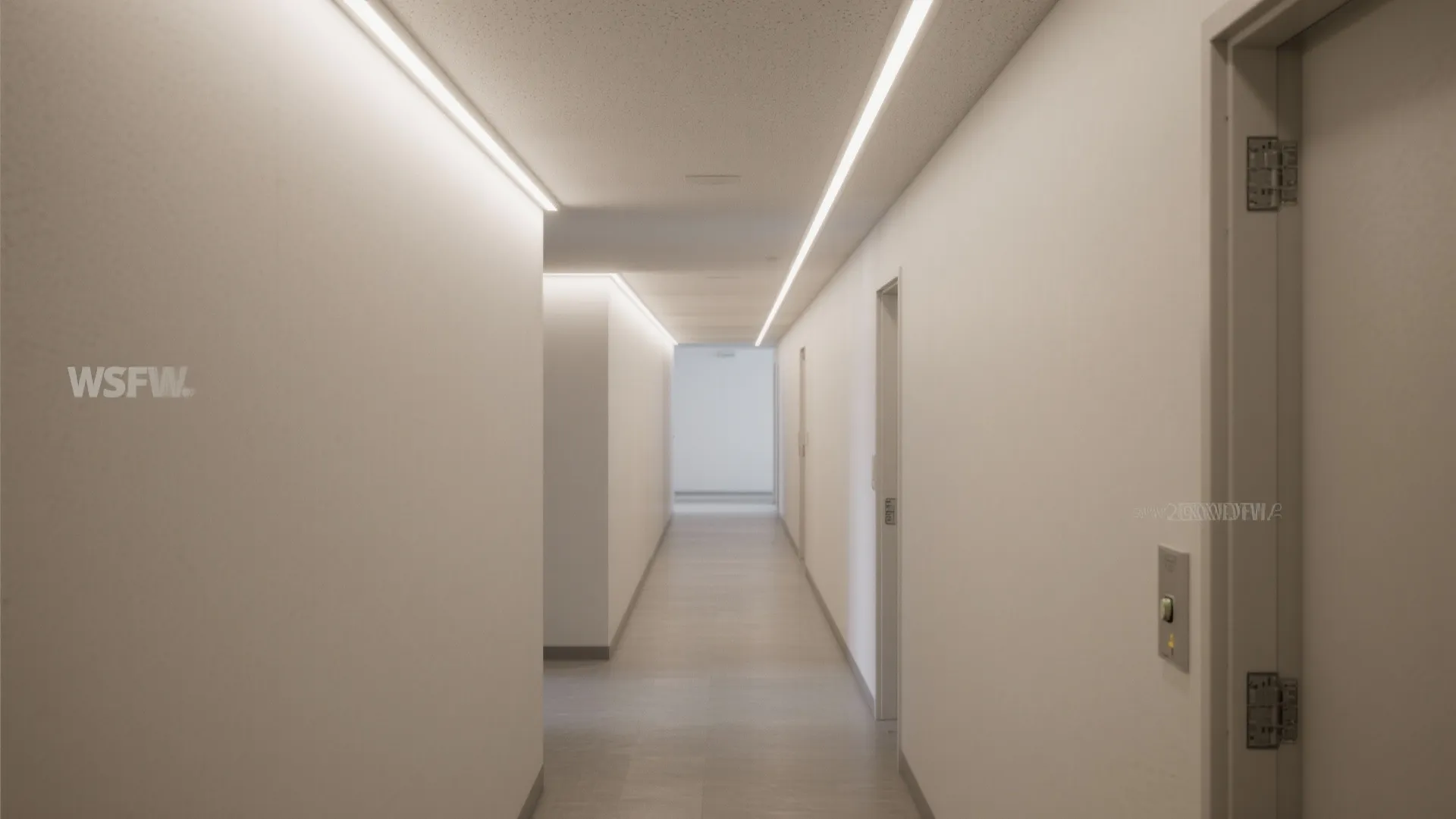 Perimeter lighting with lean gypsum soffits