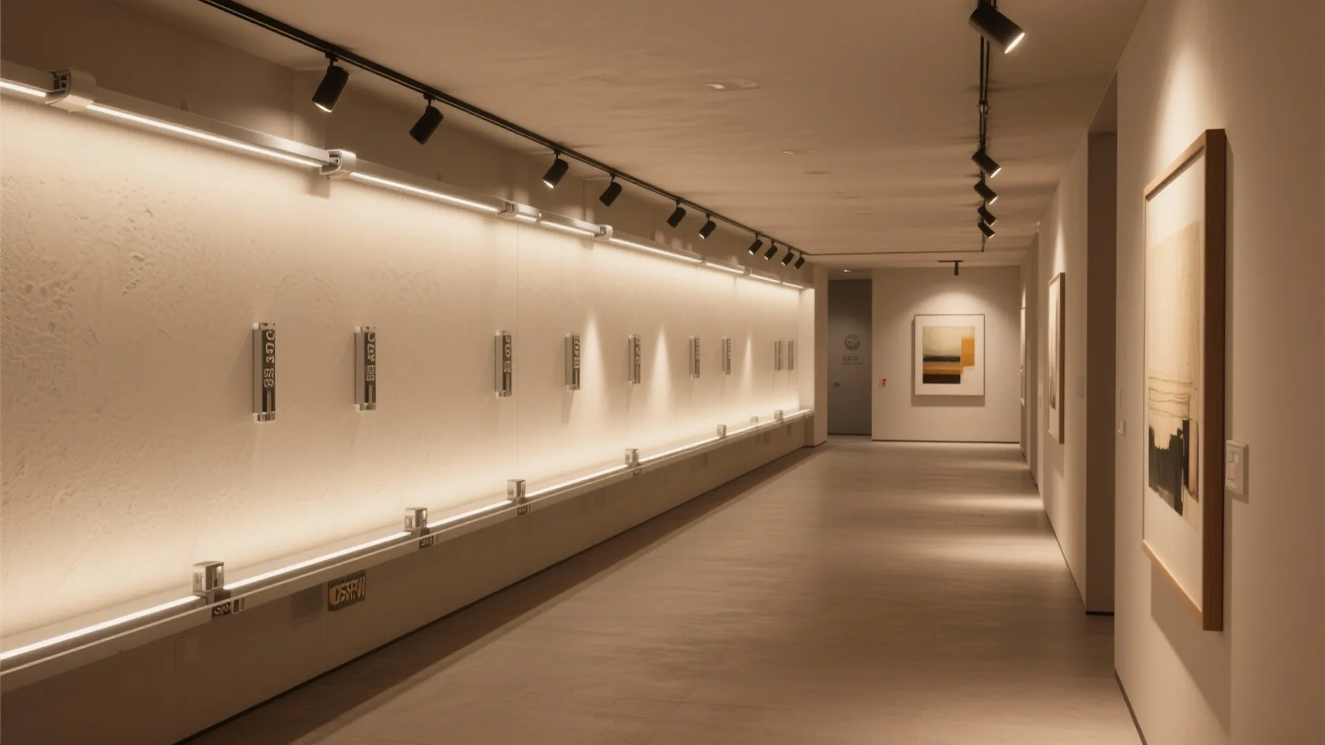 4) Perimeter Track + POP Channels: Flexible lighting scenes