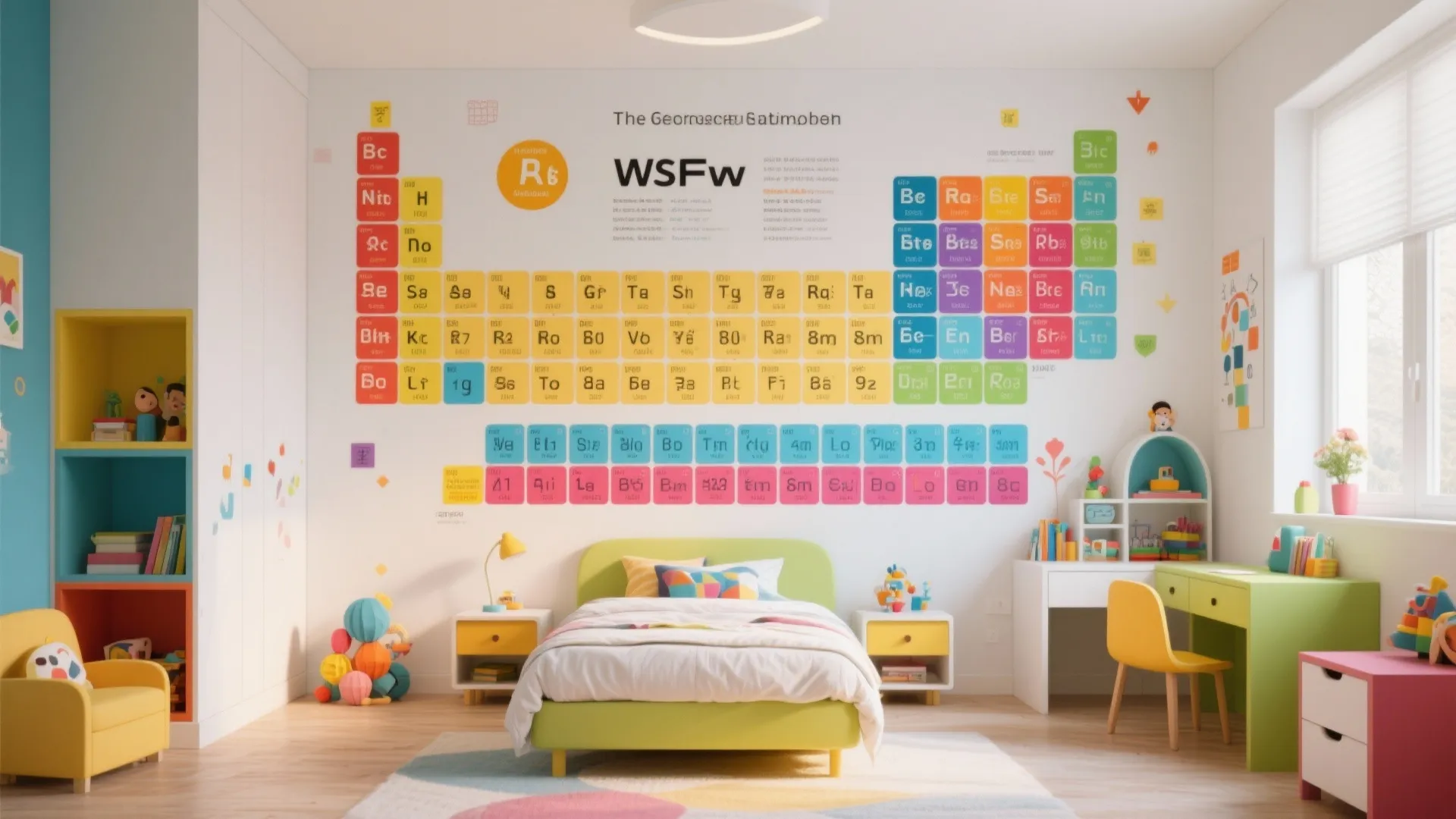 2. Periodic Table Wall Mural