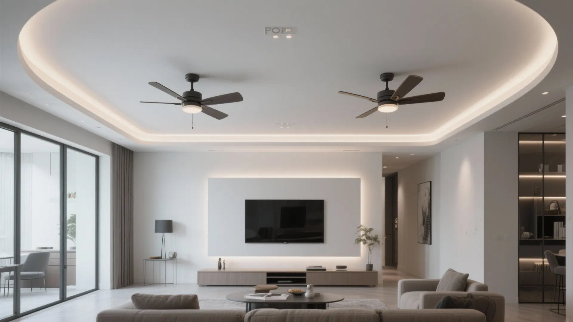 Peripheral POP Ring with Clean Center