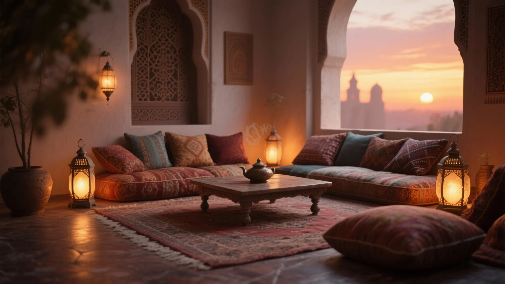 4. Low Seating Arrangements