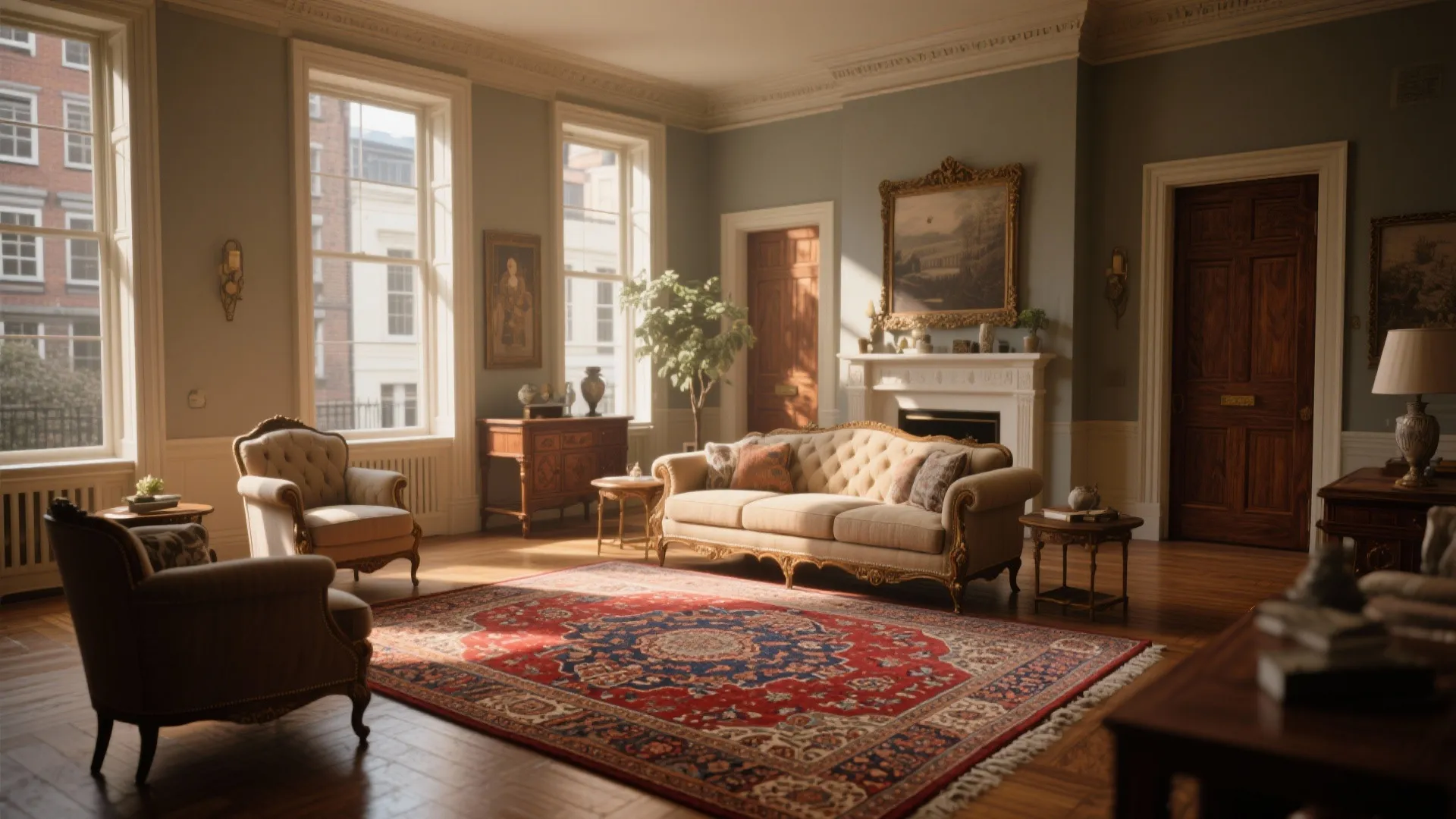 6. Vintage Persian Charm