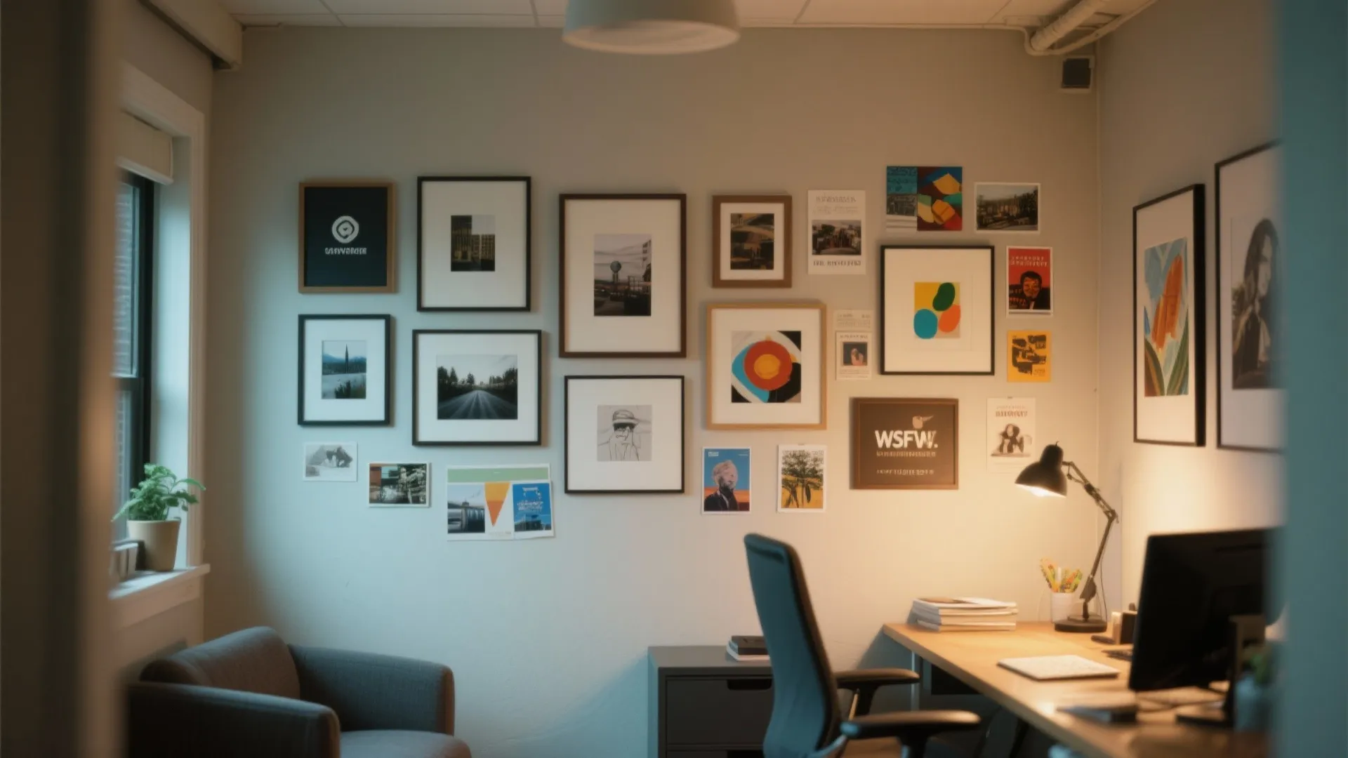 7. Personalized Art Walls