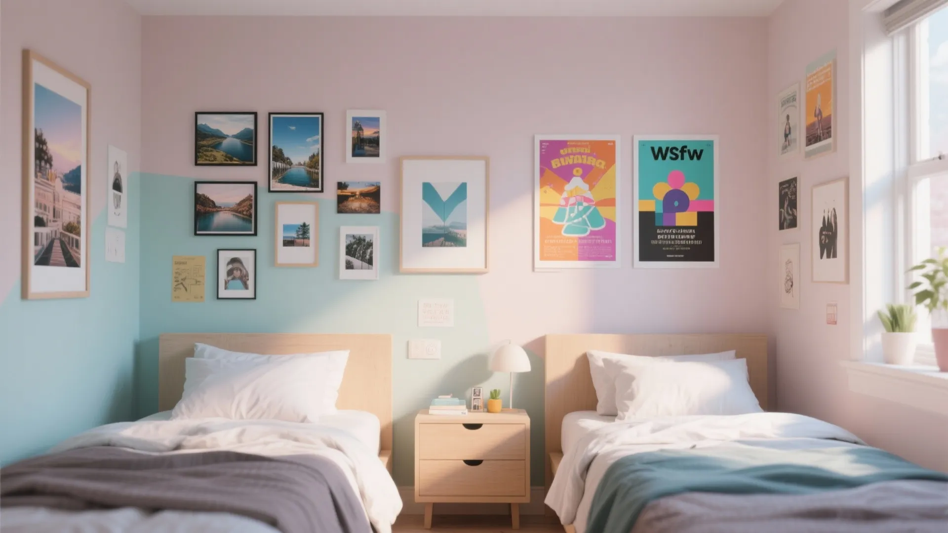 8. Personalized Art Walls