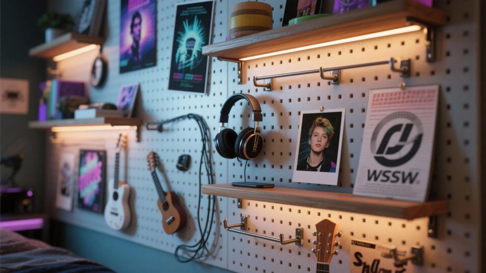 4. Vertical displays and a personalization wall