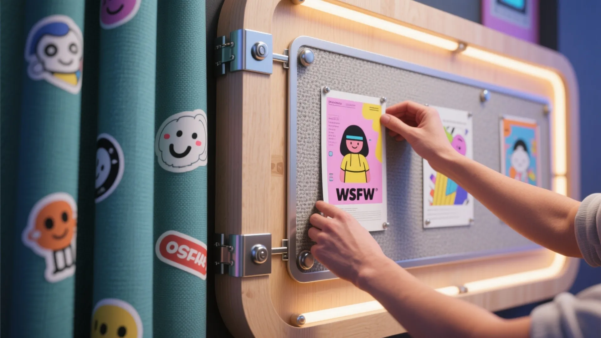 4. Personality pods with interchangeable panels