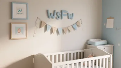 Soft Blue Nursery Design with Personalized Touches