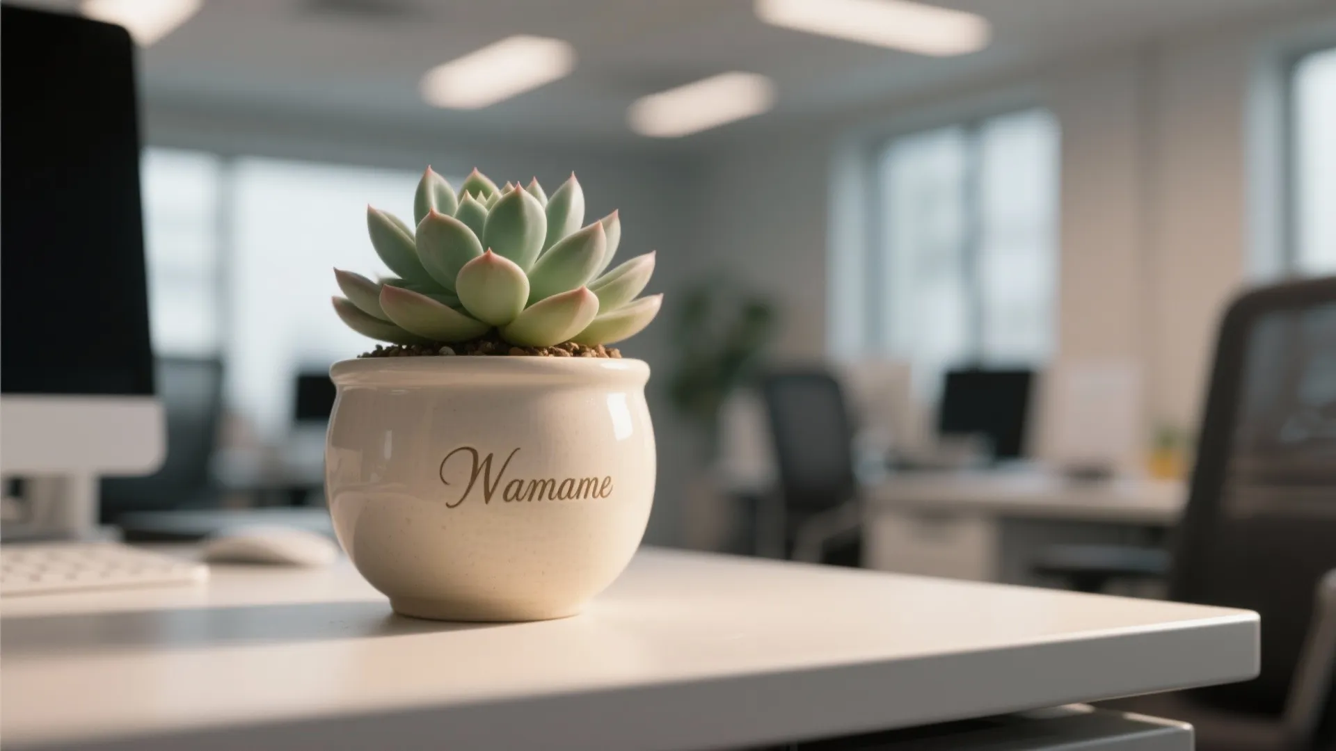 1. Personalized Desk Plants