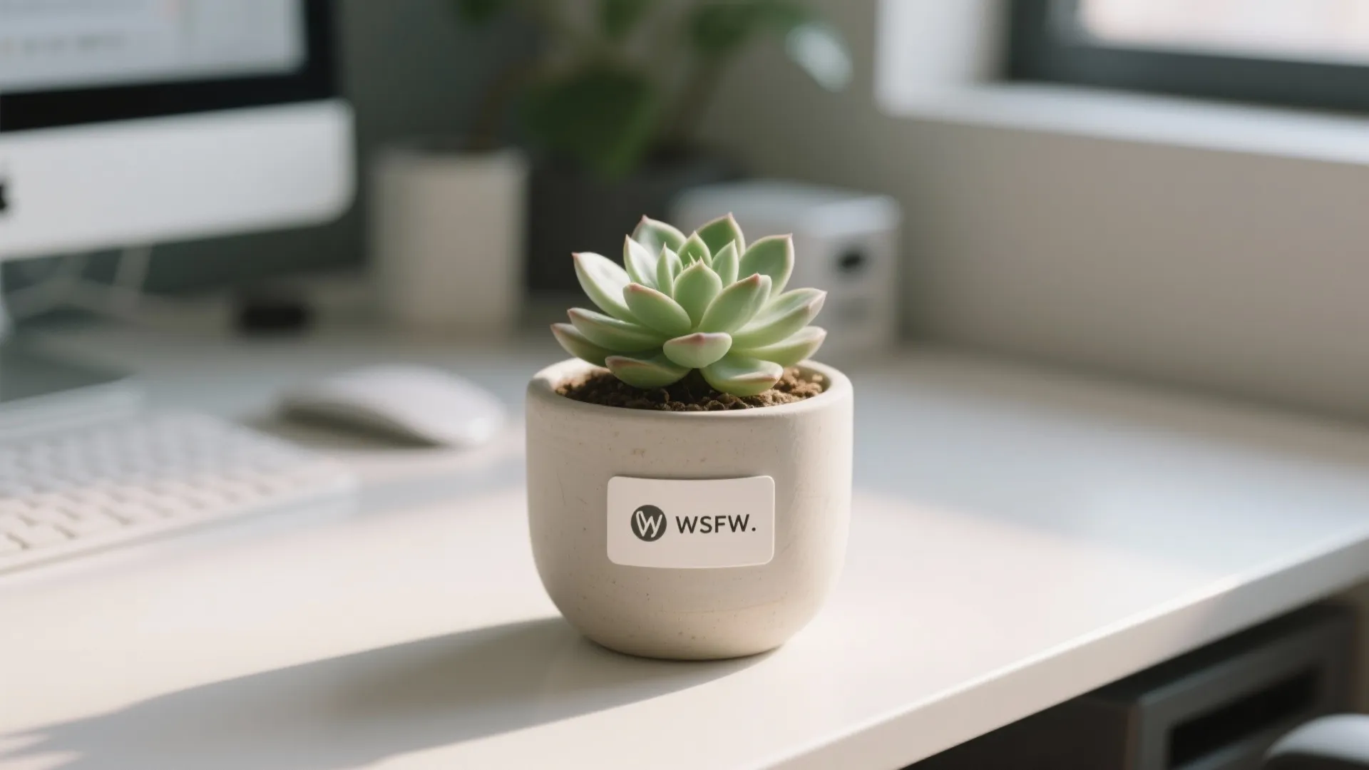 1. Personalized Desk Plants