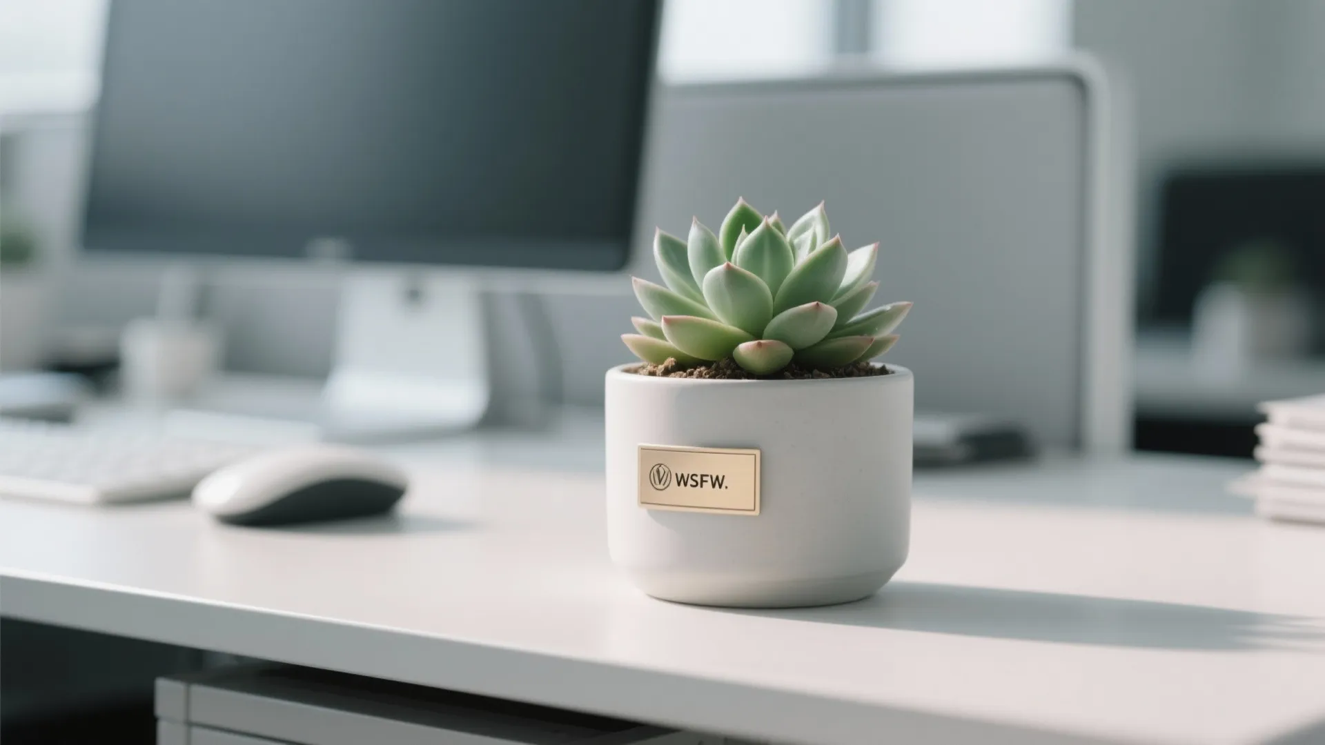 1. Personalized Desk Plants