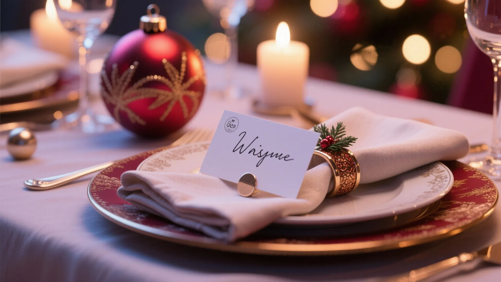 4. Personalized Place Cards