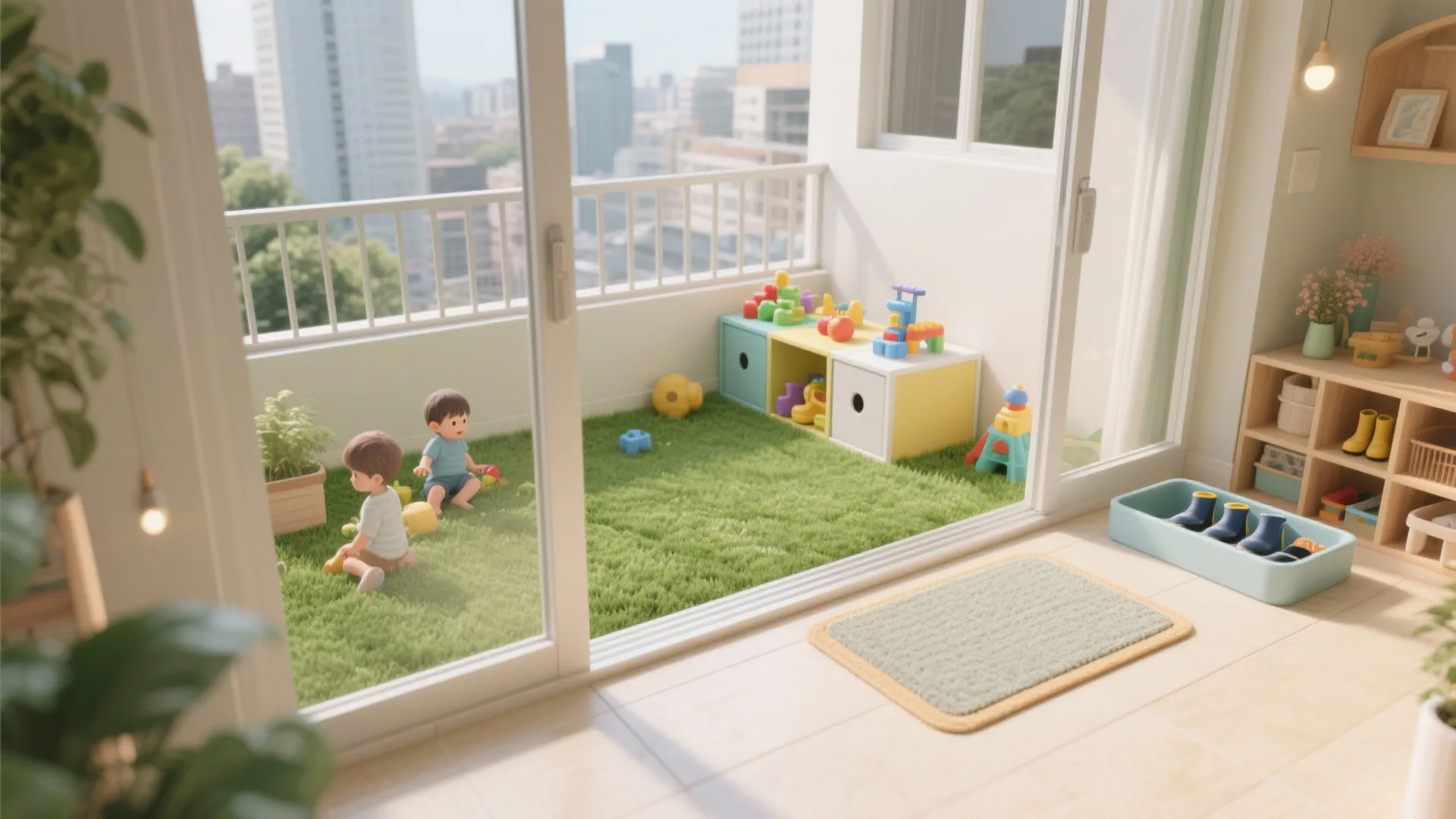 Green-Play Zone for Pets or Kids