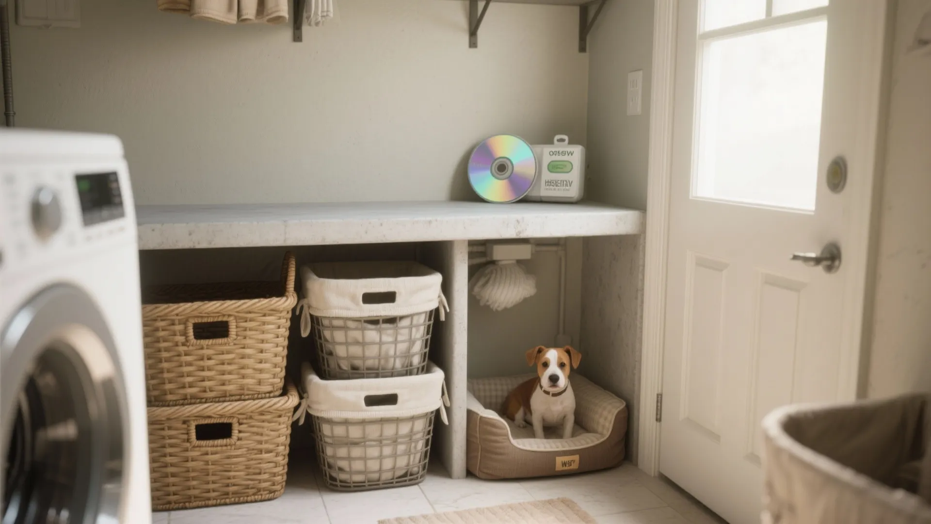 4. Keep utility rooms and pet corners discreet