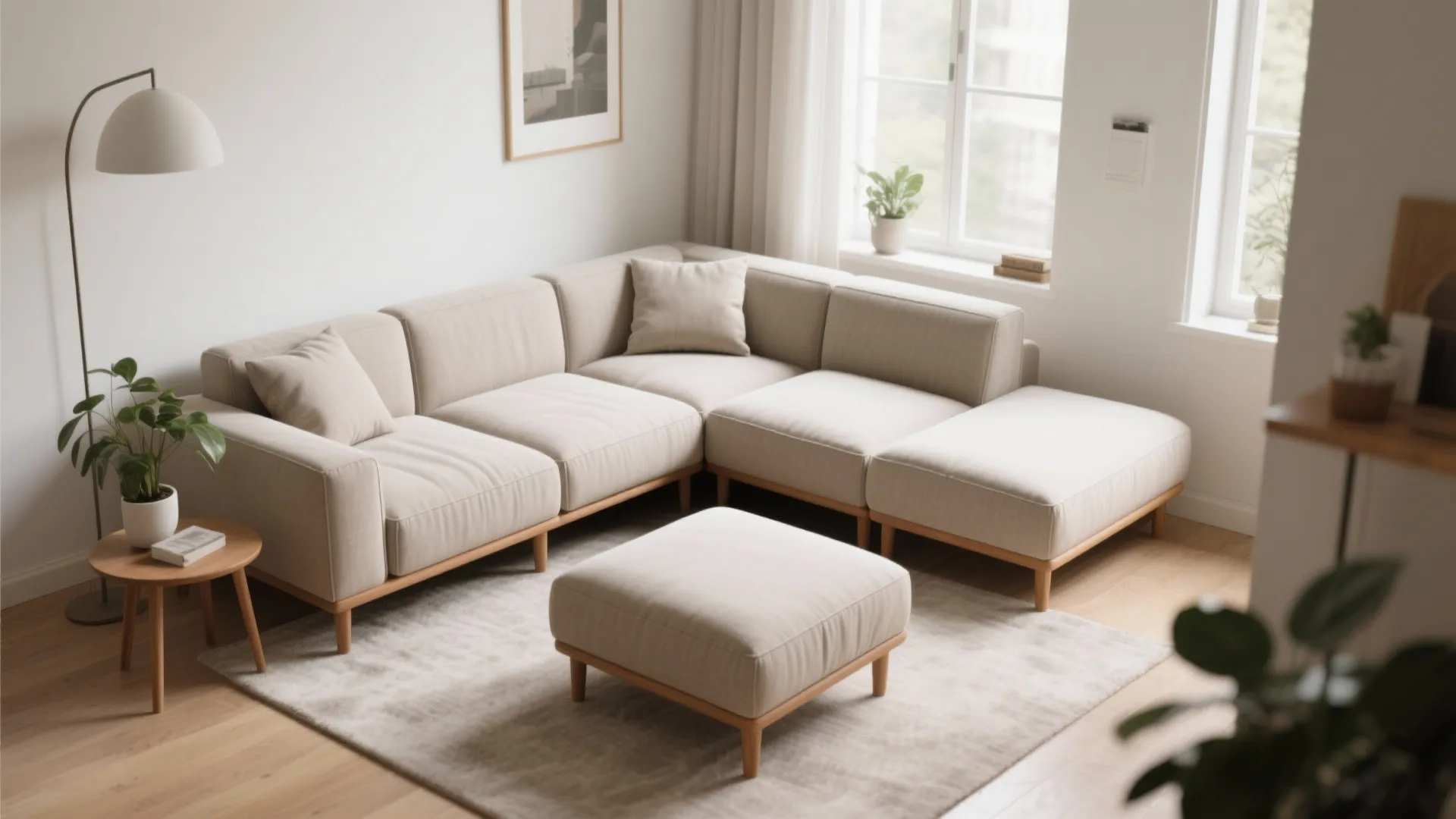 2. Petite modulars — flexible seating that grows with needs