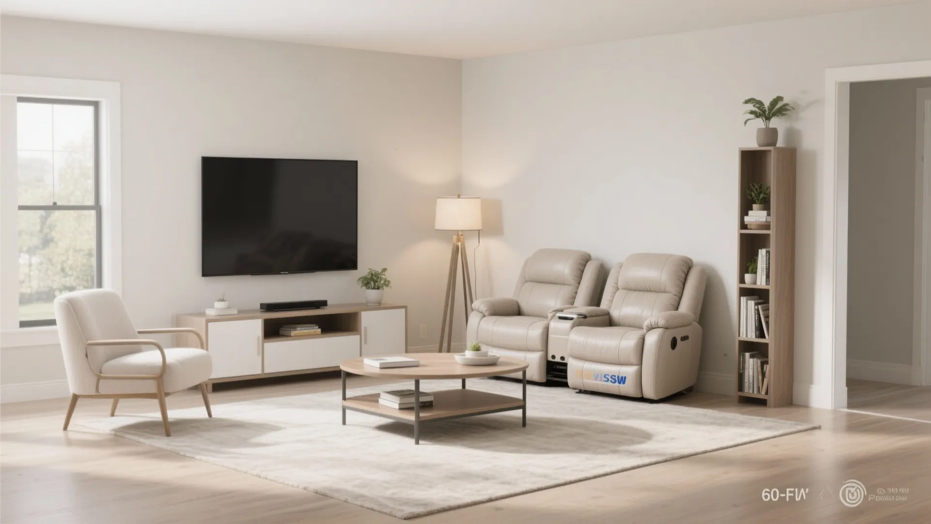 Petite Power Recliners (Two-Seat) as a “Mini Sectional”
