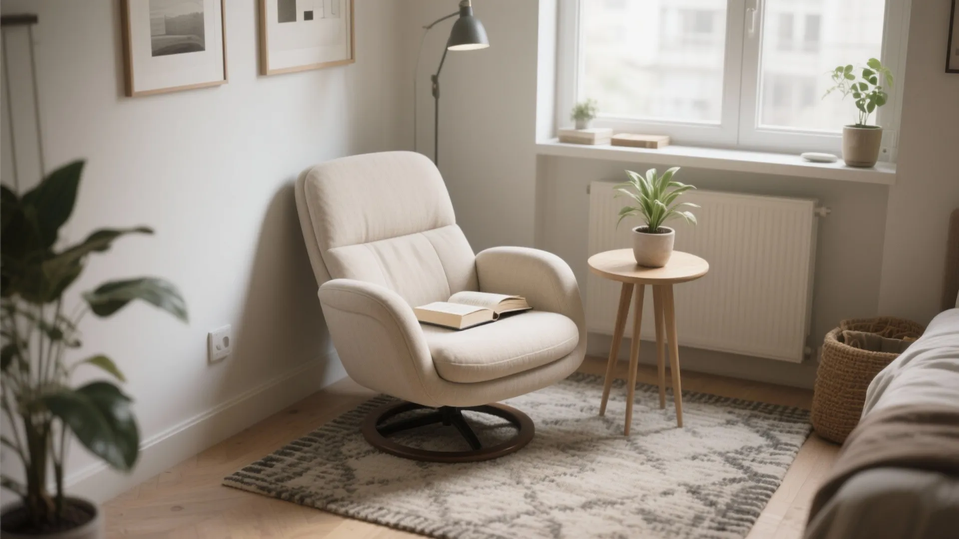 4. Petite swivel and armless recliners