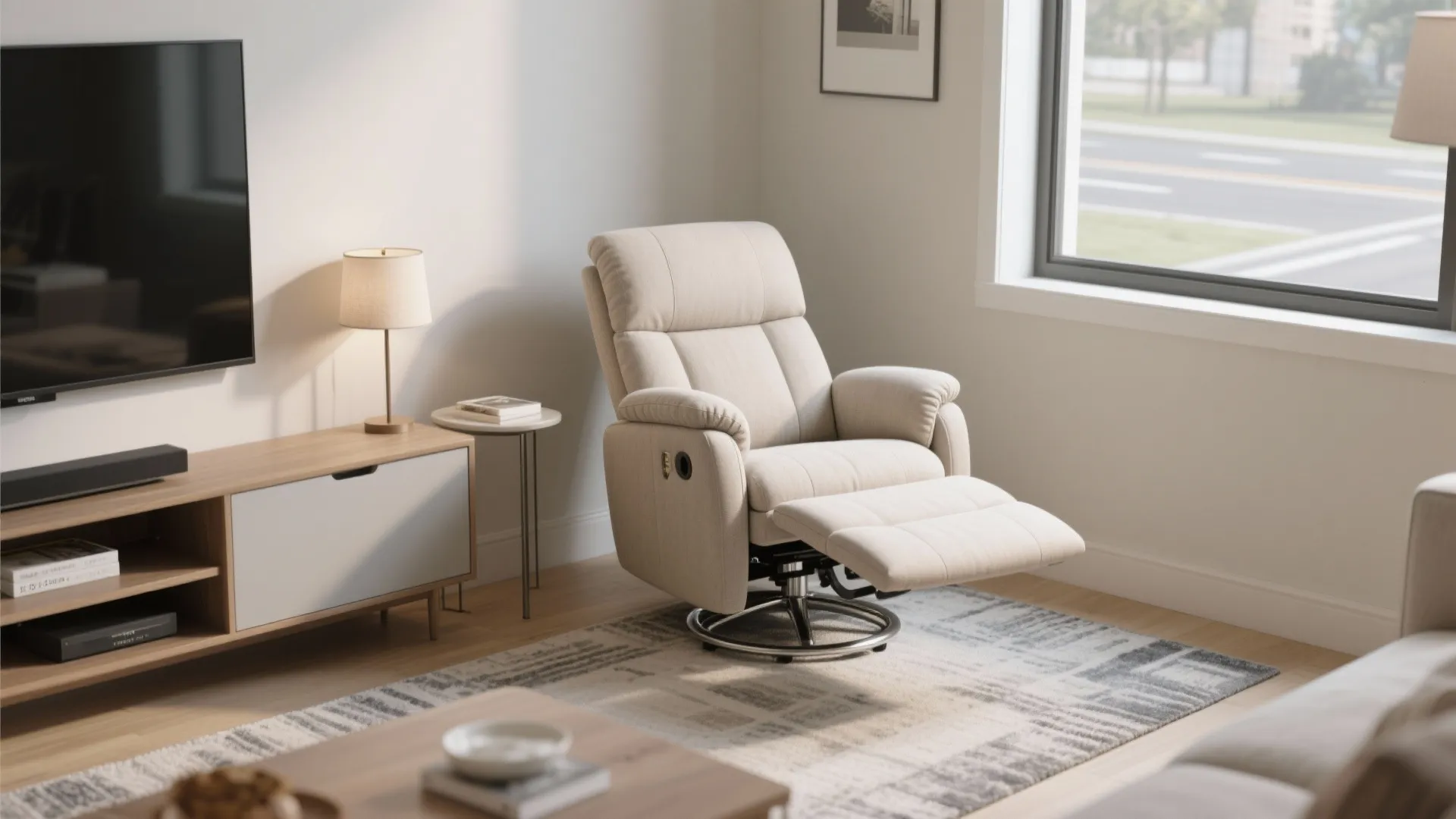 Petite Swivel Recliners for Flexible Flow