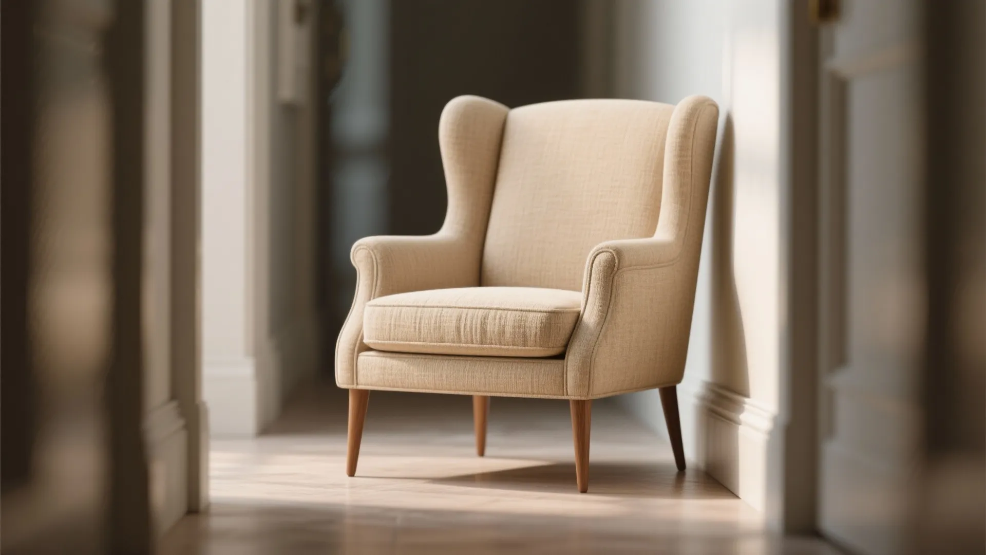 1. Petite Wingback — scaled-down drama