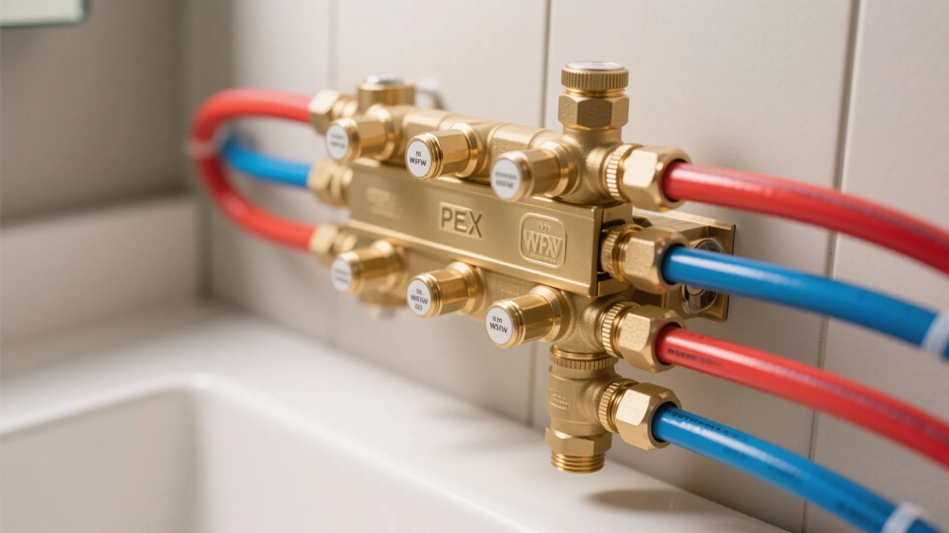 Manifold (home-run) PEX supply for balanced pressure