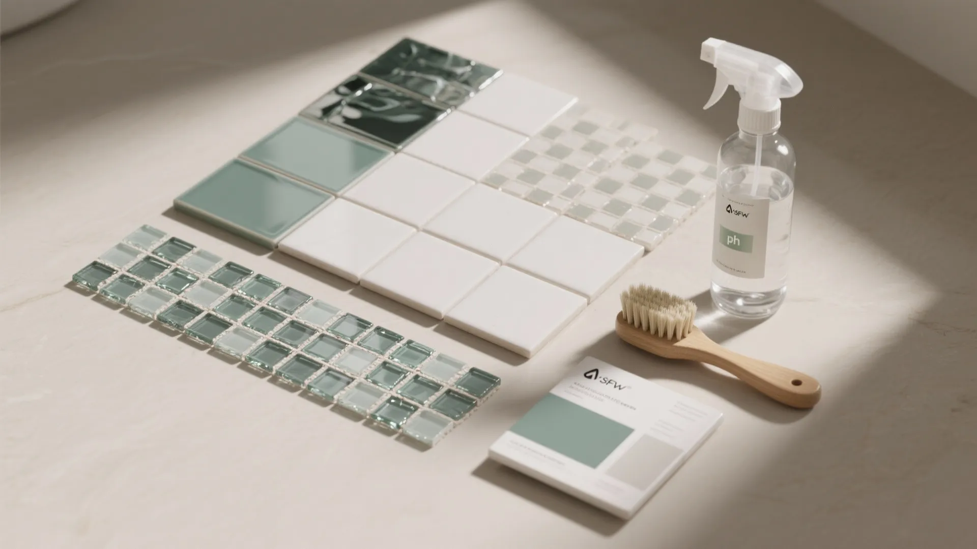 pH-Neutral Cleaner for Sealed Grout and Mixed Materials