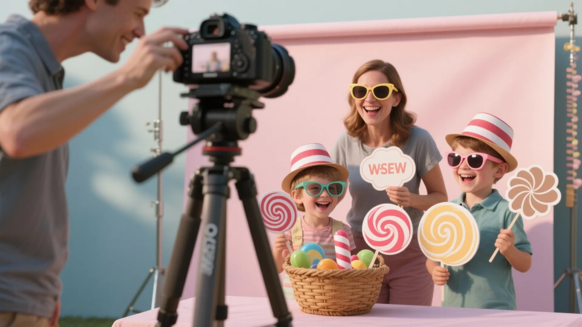 5. Sweet Photo Booth with Props