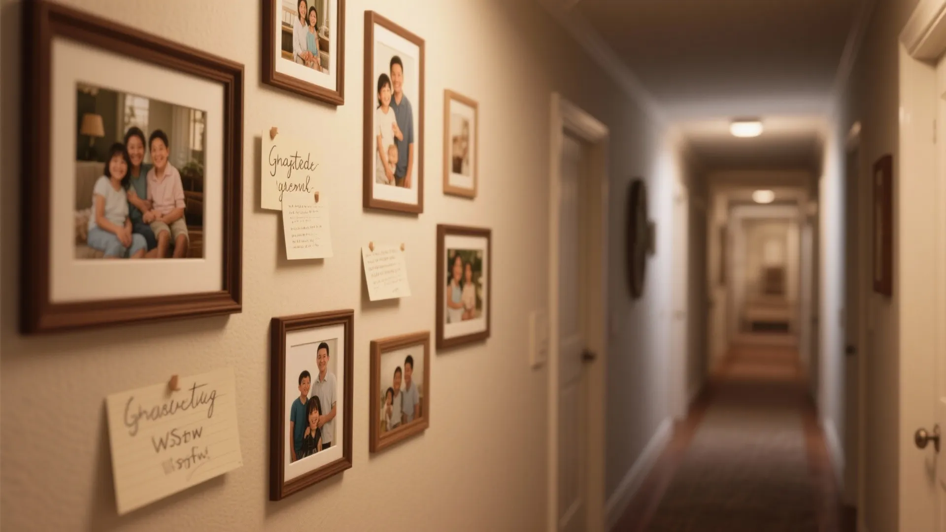 Photo Collage with Gratitude Notes