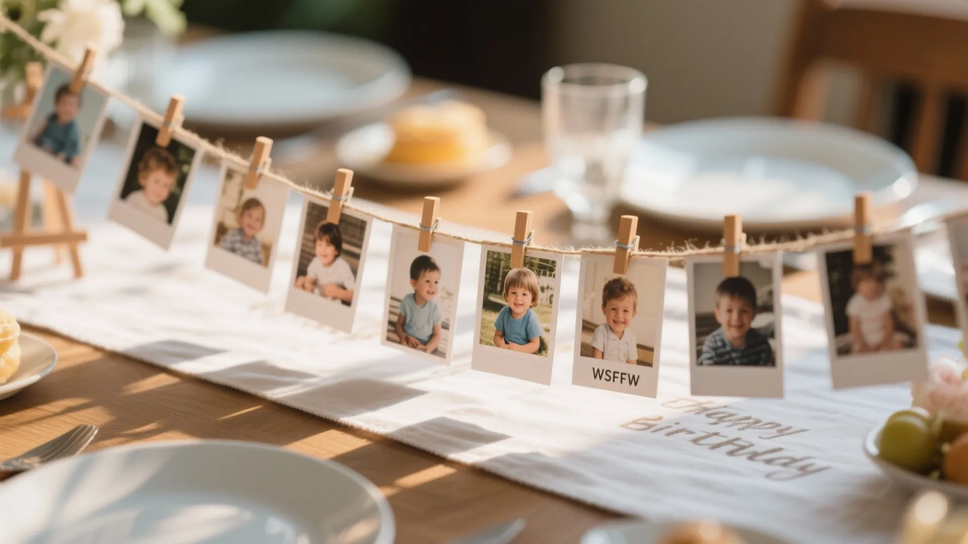 1. Personalized Photo Garland