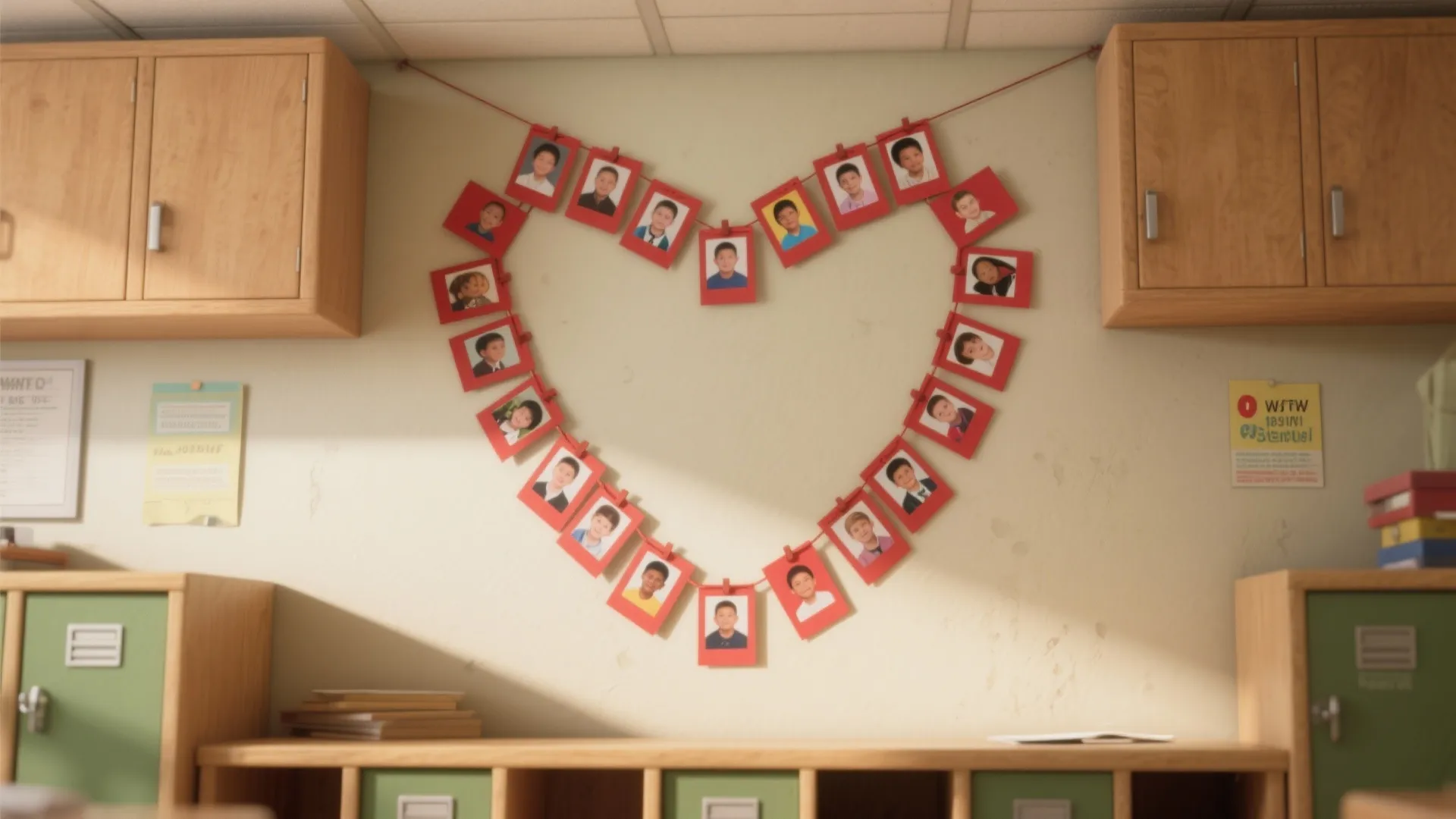 1. Photo Heart Garland