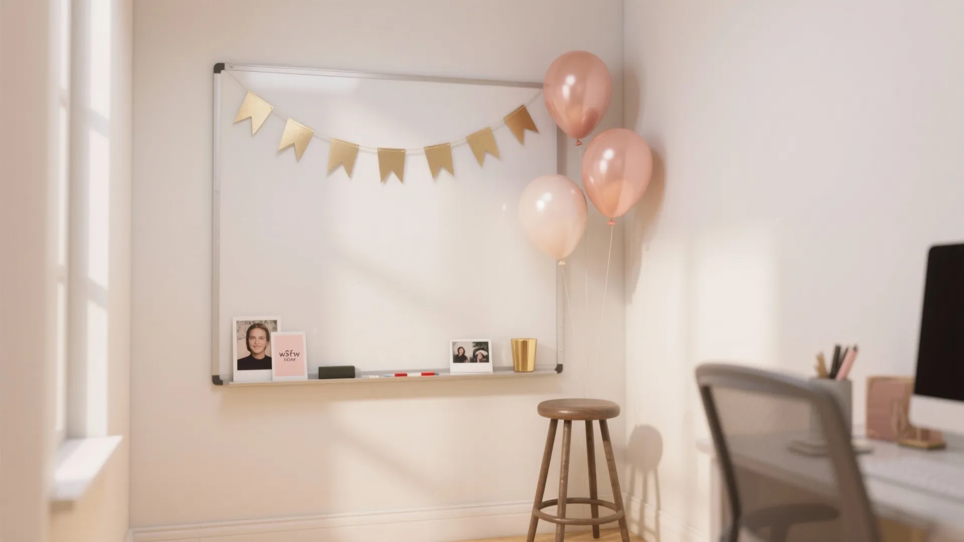 4. Themed Photo Nook (No Ladder Required)