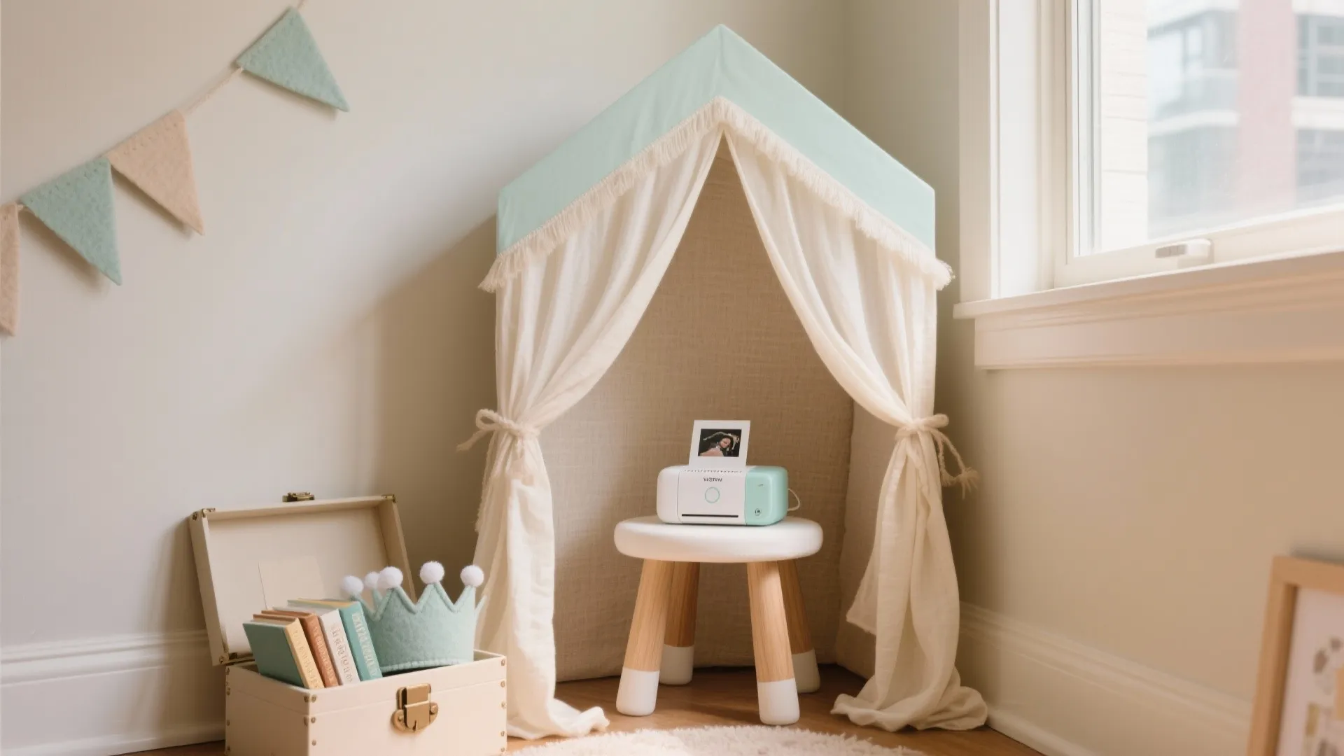 Storybook Photo Nook with Personalized Backdrops