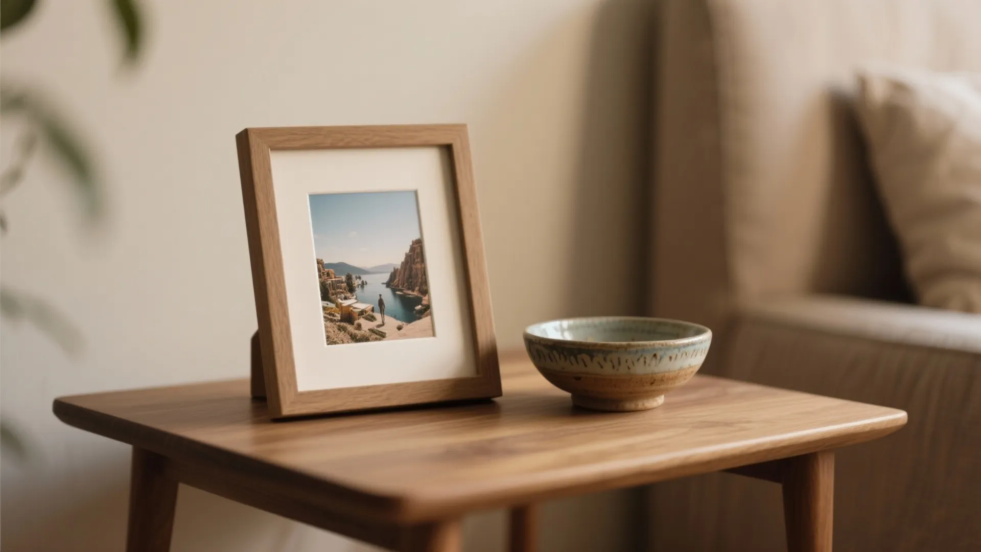 6. Framed Photo & Souvenir Pairing