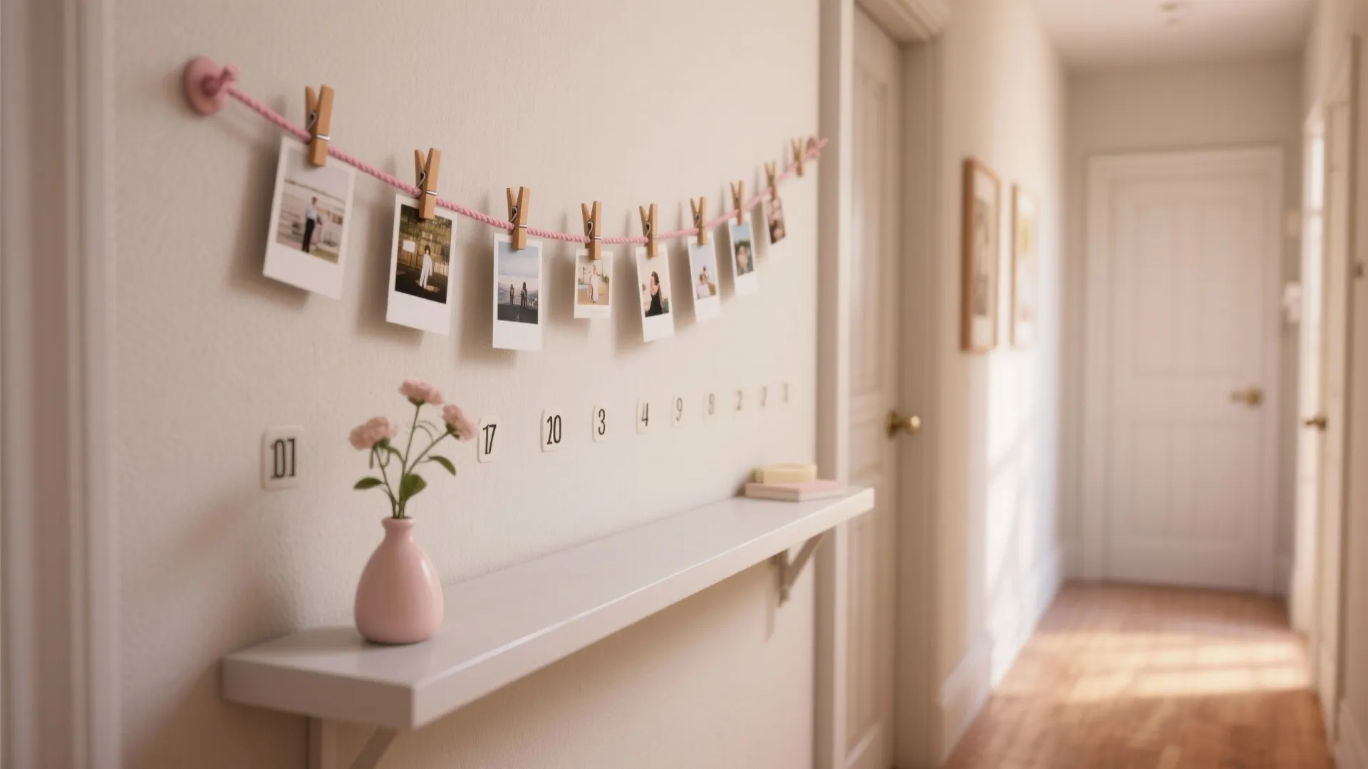 Photo Timeline Wall: “From Bump to One”