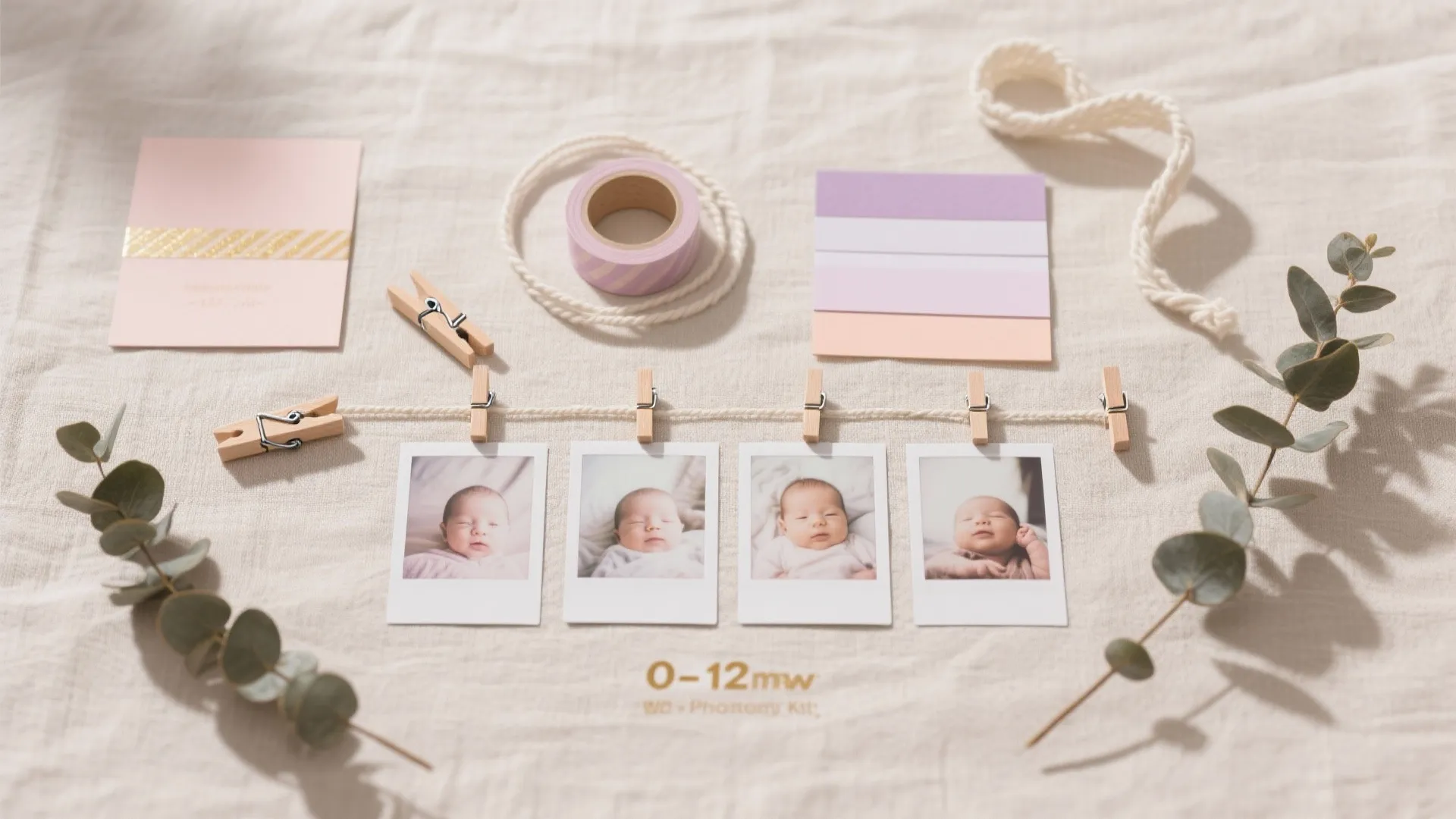 0–12 Month Photo Timeline Wall